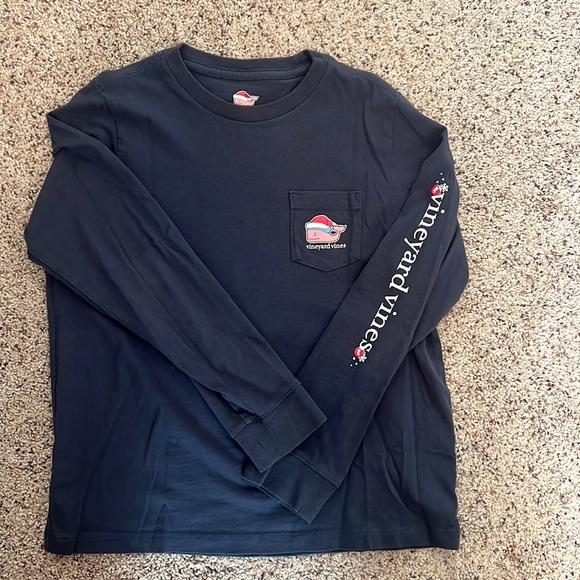 Vinyard Vines Boys Christmas Long Sleeve T-Shirt - Picture 1 of 2